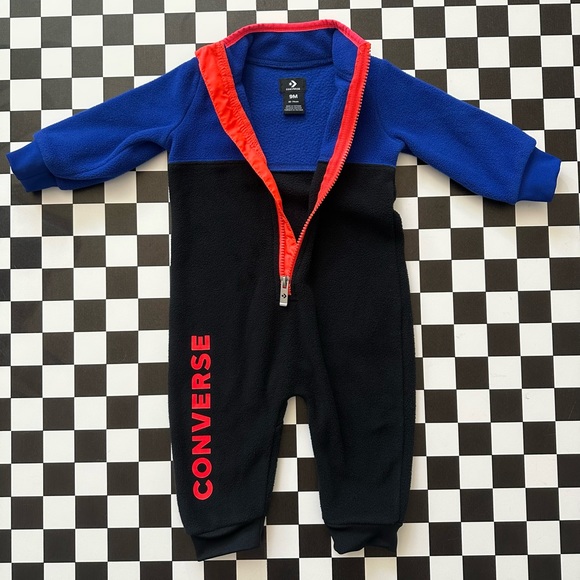 NWOT CONVERSE Baby Jumpsuit. 9 months - Picture 2 of 4